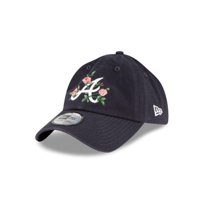 Atlanta Braves Gorra | New Era MLB Bloom Casual Classic Adjustable Cap Mexico - Azules